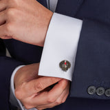 Sterling Silver Wild Turkey Cufflinks