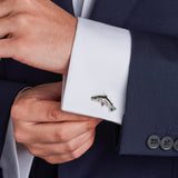 Sterling Silver Trout Cufflinks