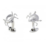 Sterling Silver Tok Tokkie Beetle Cufflinks