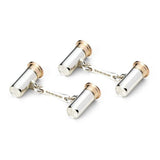 Sterling Silver Shotgun Cartridge Cufflinks