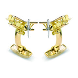 18ct Yellow Gold Biplane with Rotating Propeller Cufflinks