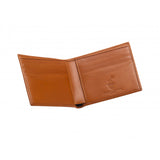 Tan Leather Credit Card Wallet