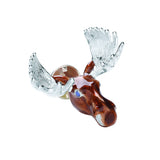 Sterling Silver Moose Head Lapel Pin
