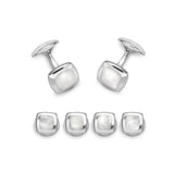 Sterling Silver Cushion Mother-Of-Pearl Dress Set