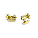 18ct Yellow Gold Racing Car Cufflinks