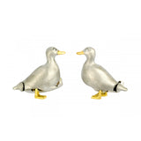 18ct Yellow & White Gold Duck Cufflinks
