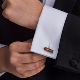 Sterling Silver Cigar And Match Cufflinks