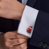 Sterling Silver Christmas Turkey Cufflinks