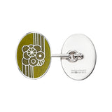 Sterling Silver Art Deco Nouveau Fruit Cufflinks