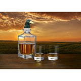 Green Duck Head Crystal Decanter