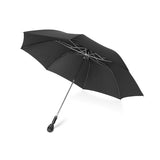 Small Umbrella With Skull Head Handle In Matte Black
