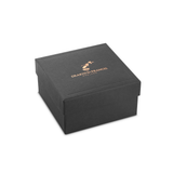 Sterling Silver Onyx Inlay Dress Set With Diamond Centre In Rose Gold