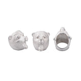 Sterling Silver Brave Bear Ring