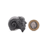 Sterling Silver Horned Ram Ring