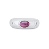 18ct White Gold Ruby And Diamond Ring