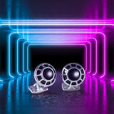 Porthole Cufflinks with Black Centre