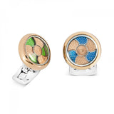 Blue and Green Colour Change Cufflinks