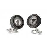 Camera Lens Cufflinks with Glamorous Lady