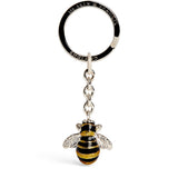 Sterling Silver Bumble Bee Keyring