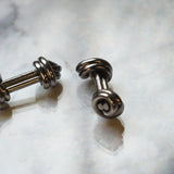 Dark Grey Double Knot Cufflinks