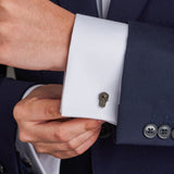 Sterling Silver Skull Cufflinks