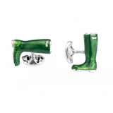 Sterling Silver Wellington Boot Cufflinks