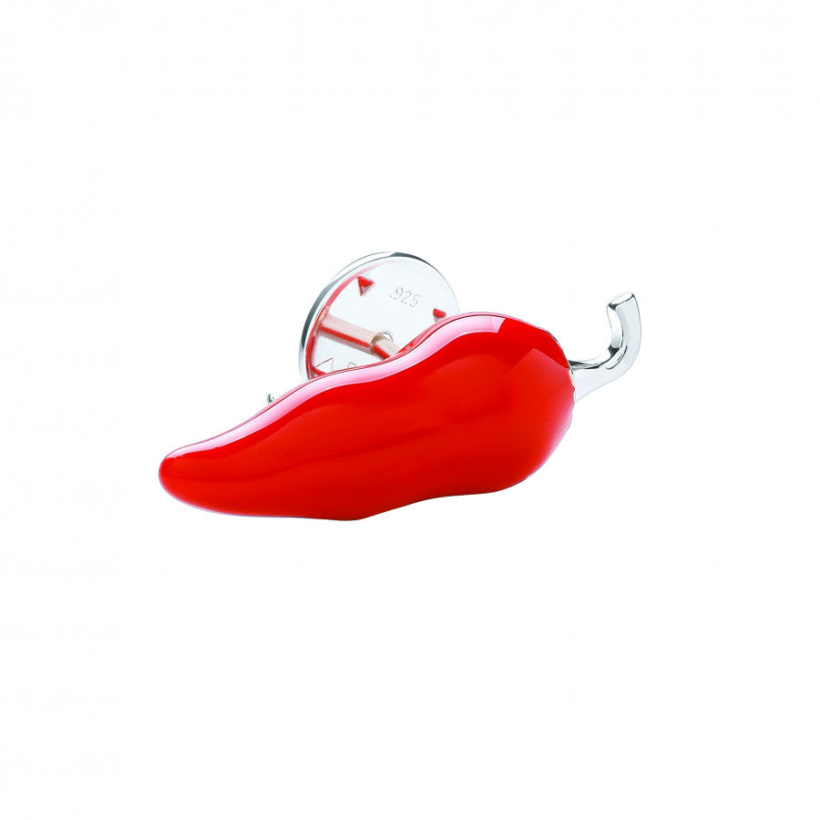 Sterling Silver Red Chilli Lapel Pin – Deakin & Francis