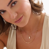 18ct Yellow Gold Pear-Shaped Diamond Pendant Necklace