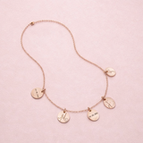 18ct Rose Gold Disc Pendant