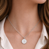 Sterling Silver Disc Pendant
