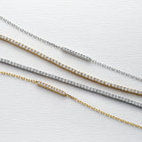 18ct White Gold Diamond Set Tennis Bracelet