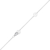 18ct White Gold Cushion-Shaped Diamond Pendant Necklace