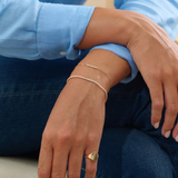 18ct Yellow Gold Diamond Set Bracelet