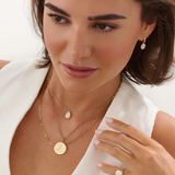 18ct Yellow Gold Disc Pendant