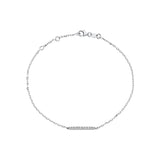 18ct White Gold Diamond Set Bracelet