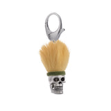 Skull Keyring With Green Headband And Yellow Hair