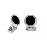 Octagonal Onyx Dress Stud Set