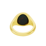 Yellow Gold Stone Set Bloodstone Signet Ring