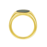 Yellow Gold Stone Set Bloodstone Signet Ring