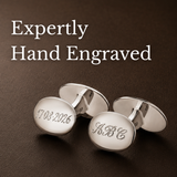 Sterling Silver Art Deco Nouveau Fruit Cufflinks