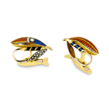 18ct Yellow Gold Fly Fishing Cufflinks