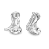 Sterling Silver Cowboy Boot Cufflinks