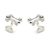 Sterling Silver Vintage Racing Car Cufflinks