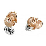 Sterling Silver Diving Helmet Cufflinks- Rose Gold Finish