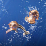 Sterling Silver Diving Helmet Cufflinks- Rose Gold Finish