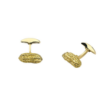 18ct Yellow Gold Peanut Cufflinks