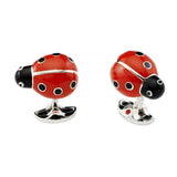 Sterling Silver Lady Bird Cufflinks