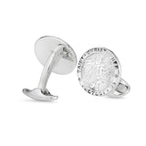 Sterling Silver St. Christopher Cufflinks