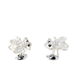 Sterling Silver Fly Cufflinks