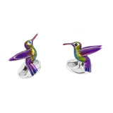 Sterling Silver Hummingbird Cufflinks